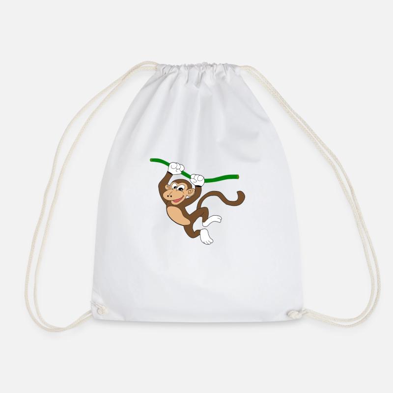 Monkey - Turnbeutel - Weiß