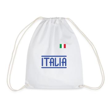 ITALIA - Drawstring Bag - white - Front