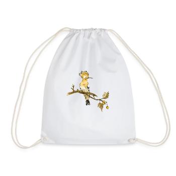 Oiseau coloré - Sac de sport léger - blanc - Devant