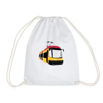 Tram 120 - Drawstring Bag - white - Front