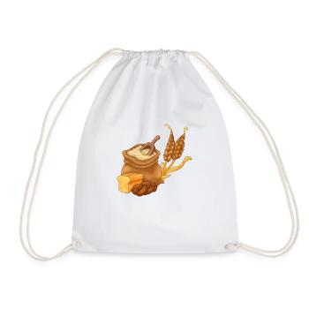 Pain de blé - Sac de sport léger - blanc - Devant