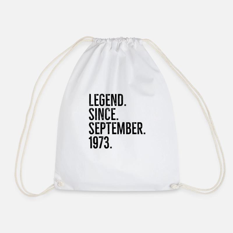 Legende seit September 1973 - Turnbeutel - Weiß