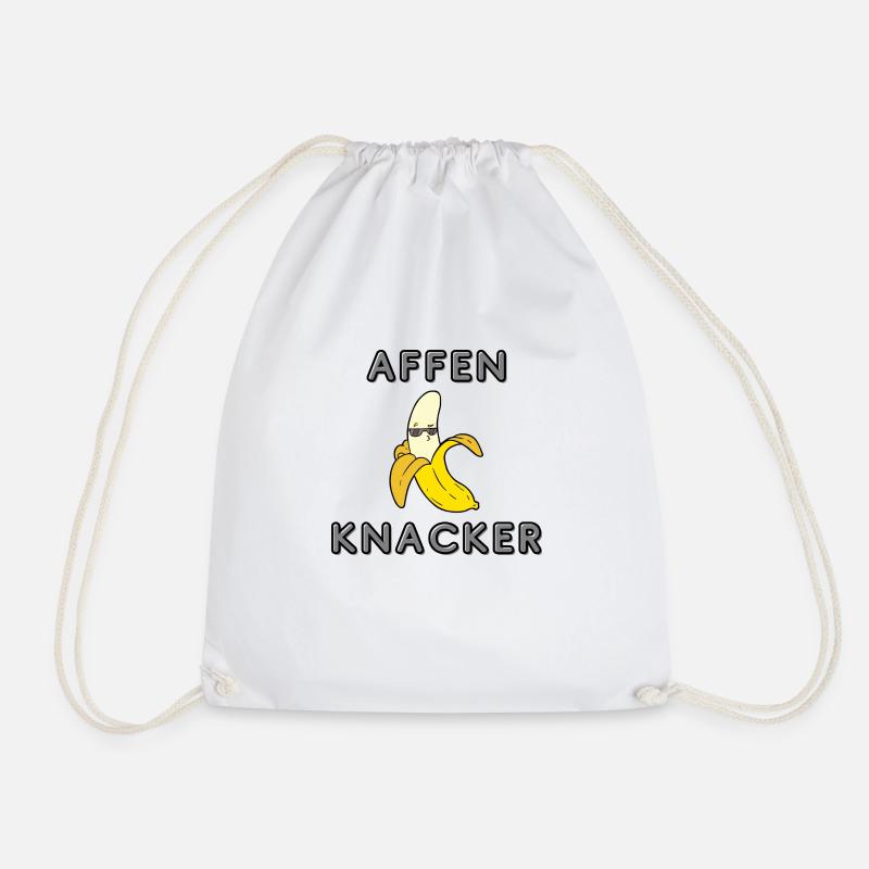Affenknacker - Turnbeutel - Weiß