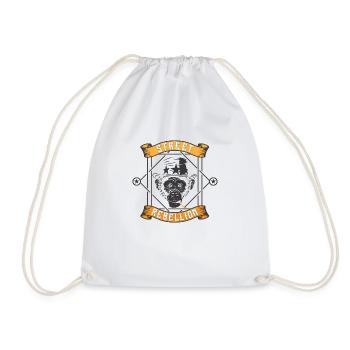 Sraßenrebell - Drawstring Bag - white - Front