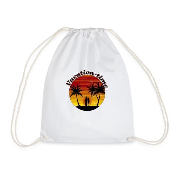 Temps de vacances - Sac de sport léger - blanc - Devant