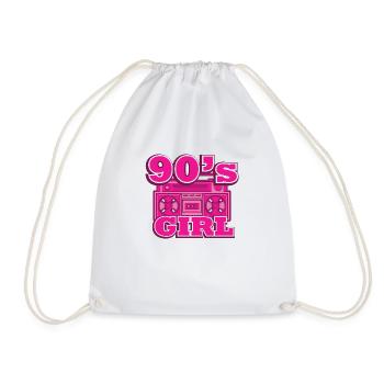 Proverbes des années 1990 Idée cadeau des années 90 - Sac de sport léger - blanc - Devant