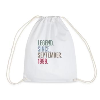 Légende depuis septembre 1999 - Sac de sport léger - blanc - Devant