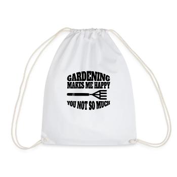 Jardinier Cadeau Jardin Verger Jardinier Amateur - Sac de sport léger - blanc - Devant