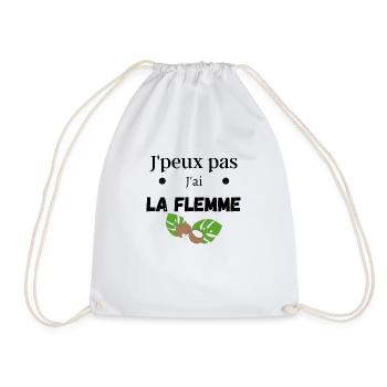 LA FLEMME - Sac de sport léger - blanc - Devant
