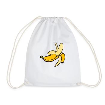 banane 6 A - Sac de sport léger - blanc - Devant
