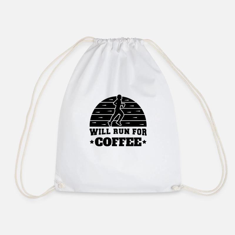 Kaffee Tasse Koffein Kaffeebohne Geschenk Coffee - Turnbeutel - Weiß