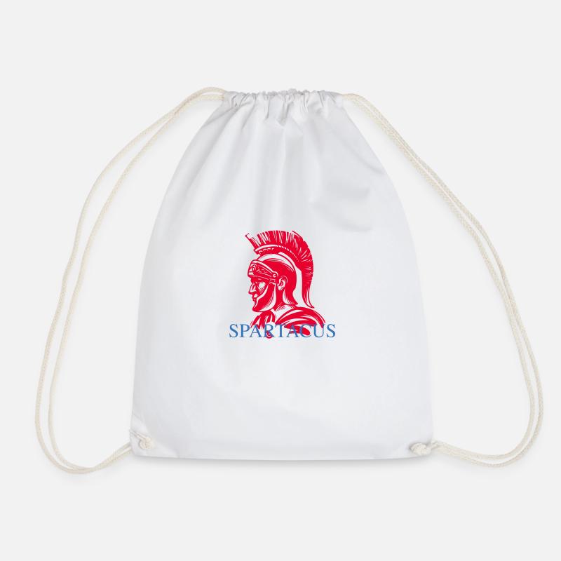 Spartanisches Sparta Spartacus Leonidas Geschenk - Turnbeutel - Weiß