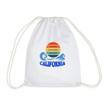 California - Turnbeutel - Weiß - Vorne