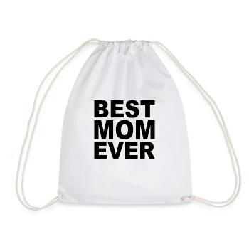 Funny Mom Gift Mom Mother's Day - Drawstring Bag - white - Front