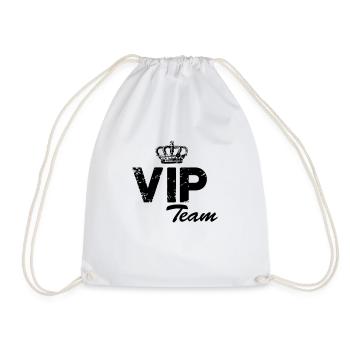 vip team - Turnbeutel - Weiß - Vorne