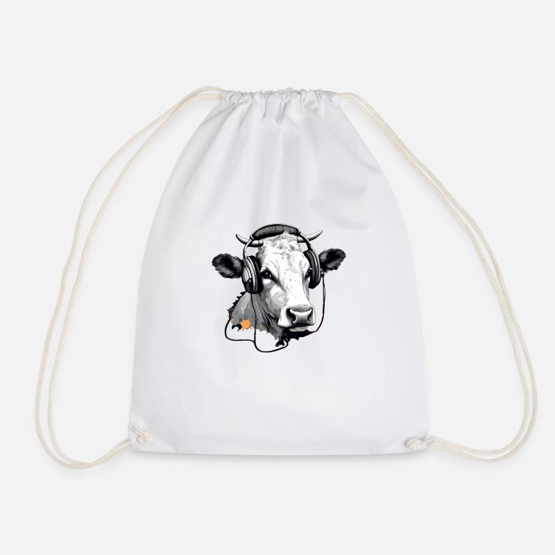 Jiji la vache audiophile - Sac de sport léger - blanc