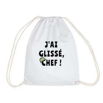J’ai glissé chef - Sac de sport léger - blanc - Devant