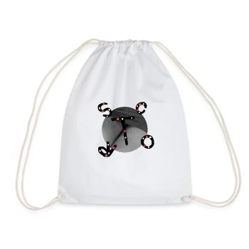 She or He, scort v.t-shirt - Drawstring Bag - white - Front