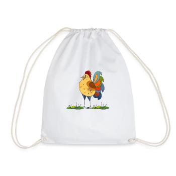 Coq - Sac de sport léger - blanc - Devant