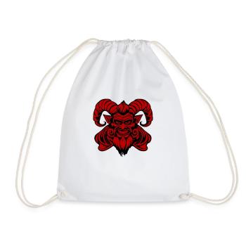 Krampus - Turnbeutel - Weiß - Vorne