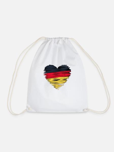 DEUTSCH - Turnbeutel - Weiß