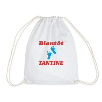 BALD TANTINE - Turnbeutel - Weiß - Vorne