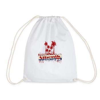 Croatie hrvatska croatie hrv hr sibenik drapeau - Sac de sport léger - blanc - Devant