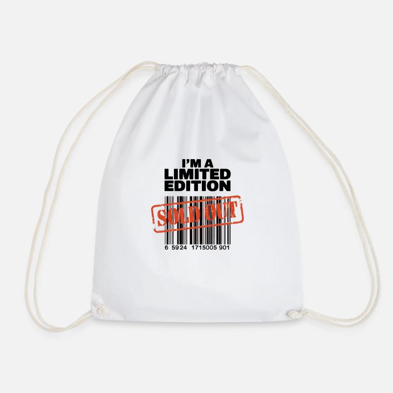 Ich bin eine Limited Edition - Turnbeutel - Weiß