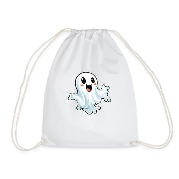 Ghost Halloween - Turnbeutel - Weiß - Vorne
