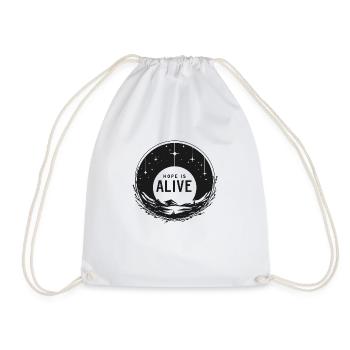 Hope is Alive - Drawstring Bag - white - Front