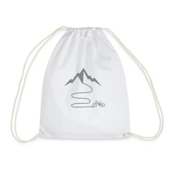 Vélo Montagnes VTT - Sac de sport léger - blanc - Devant
