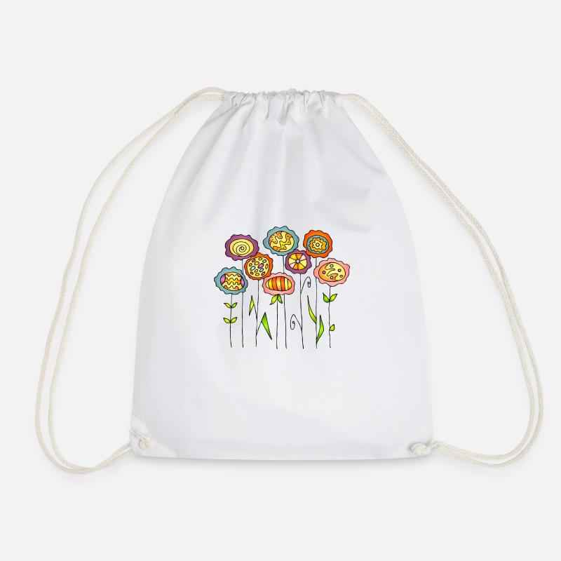 Fleur - Sac de sport léger - blanc