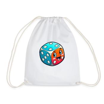 Bande dessinée Cube - Sac de sport léger - blanc - Devant