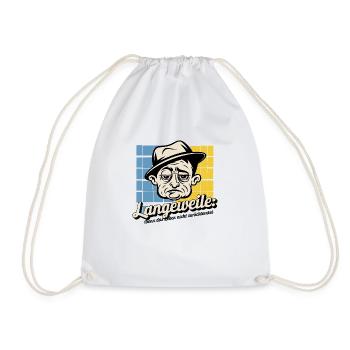 Bored - Drawstring Bag - white - Front