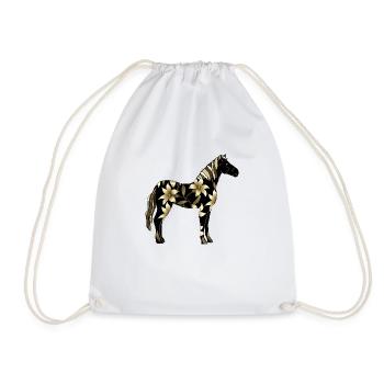 Cheval - Sac de sport léger - blanc - Devant