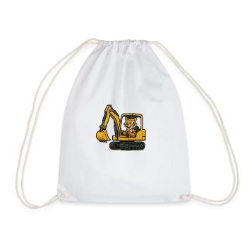 tiger bagger - Turnbeutel - Weiß - Vorne
