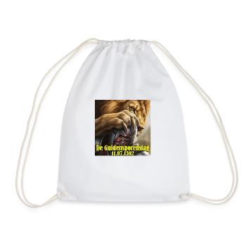 De Guldensporenslag 11.07.1302 - Drawstring Bag - white - Front