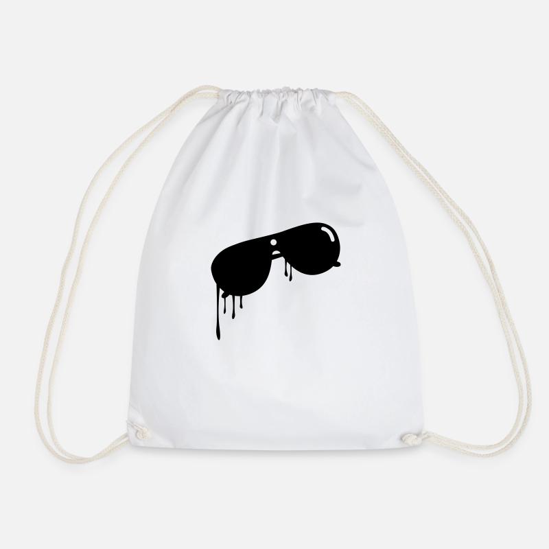 sunglasses - Drawstring Bag - white