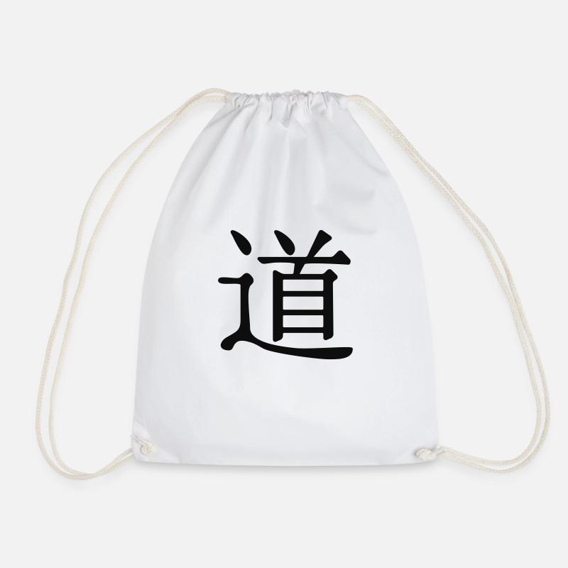 tao - Drawstring Bag - white