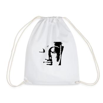 buddhas_face - Sac de sport léger - blanc - Devant