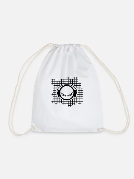 DJ - Drawstring Bag - white