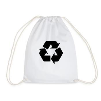 Recycler - Sac de sport léger - blanc - Devant