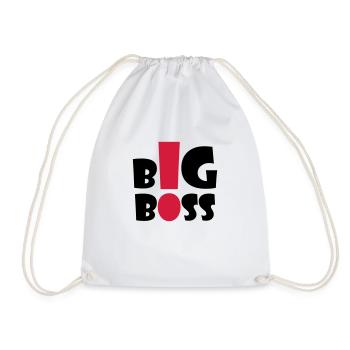 big_boss_2c - Drawstring Bag - white - Front