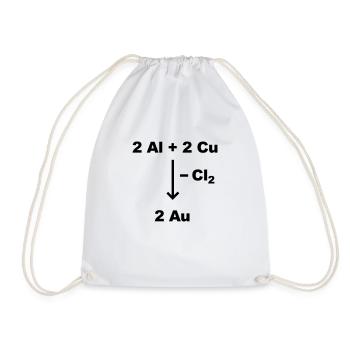 allchemie gold - Turnbeutel - Weiß - Vorne