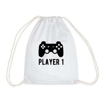Player 1 cadeau - Sac de sport léger - blanc - Devant