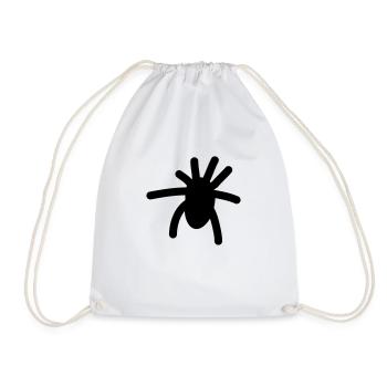 Spinne (Tarantula) - Turnbeutel - Weiß - Vorne