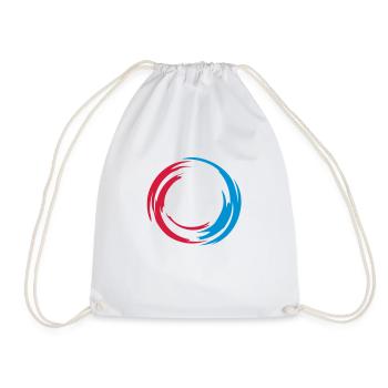 swirl_circle - Sac de sport léger - blanc - Devant