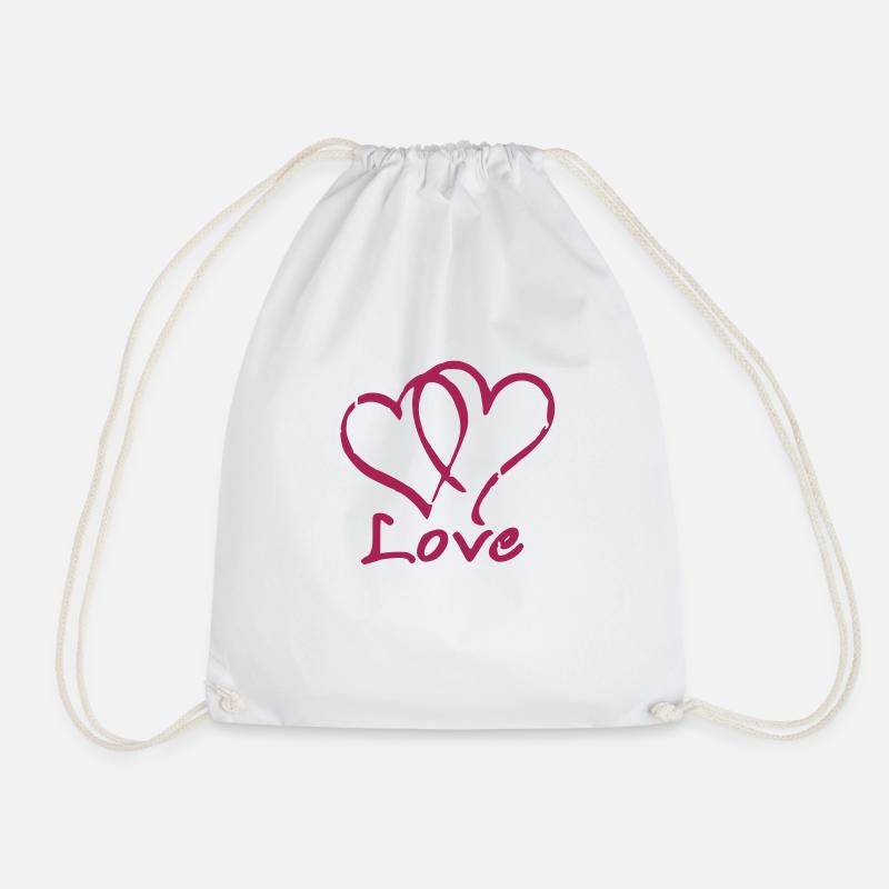 Love - Turnbeutel - Weiß