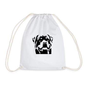 Rottweiler - Sac de sport léger - blanc - Devant
