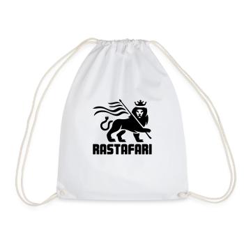 Rastafari Reggae Lion - Sac de sport léger - blanc - Devant